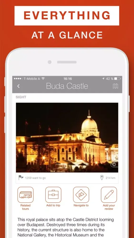 Capturas de pantalla de Budapest - Travel Guide & Offline Map