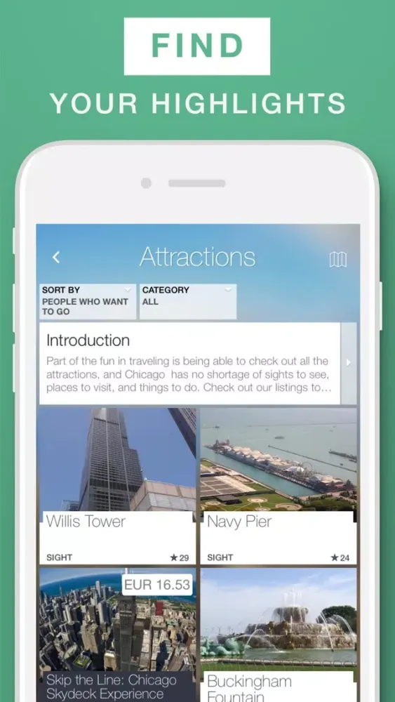 Chicago - Travel Guide & Offline Map スクリーンショット