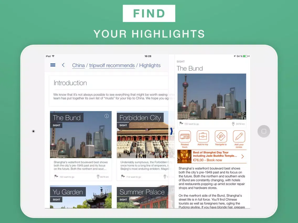 China - Travel Guide & Offline Map iPad  스크린샷
