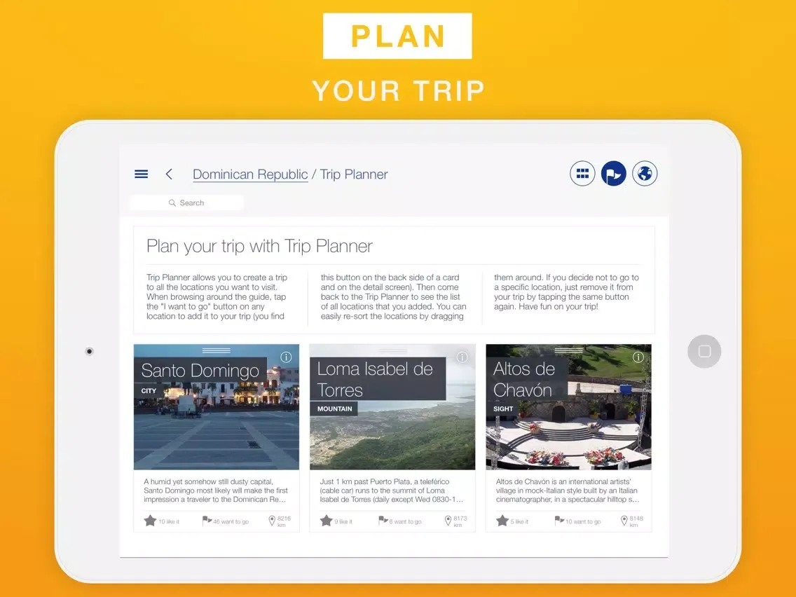 Dominican Republic - Travel Guide & Offline Map iPad  スクリーンショット