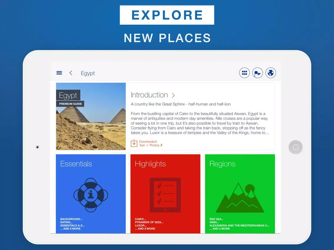 Скриншоты Egypt - Travel Guide & Offline Map iPad 
