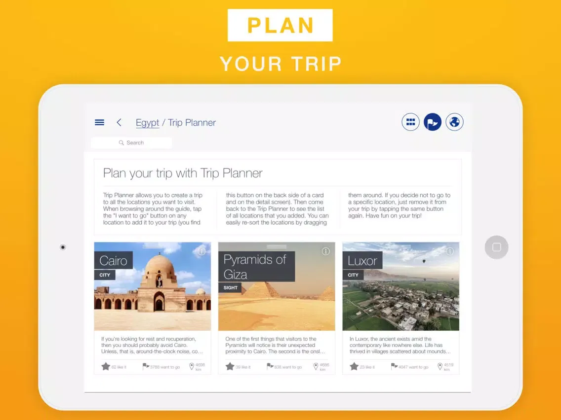 Скриншоты Egypt - Travel Guide & Offline Map iPad 