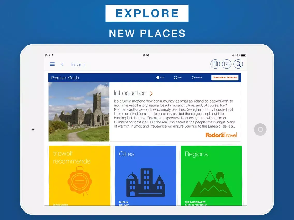 صور Ireland - Travel Guide & Offline Map iPad 