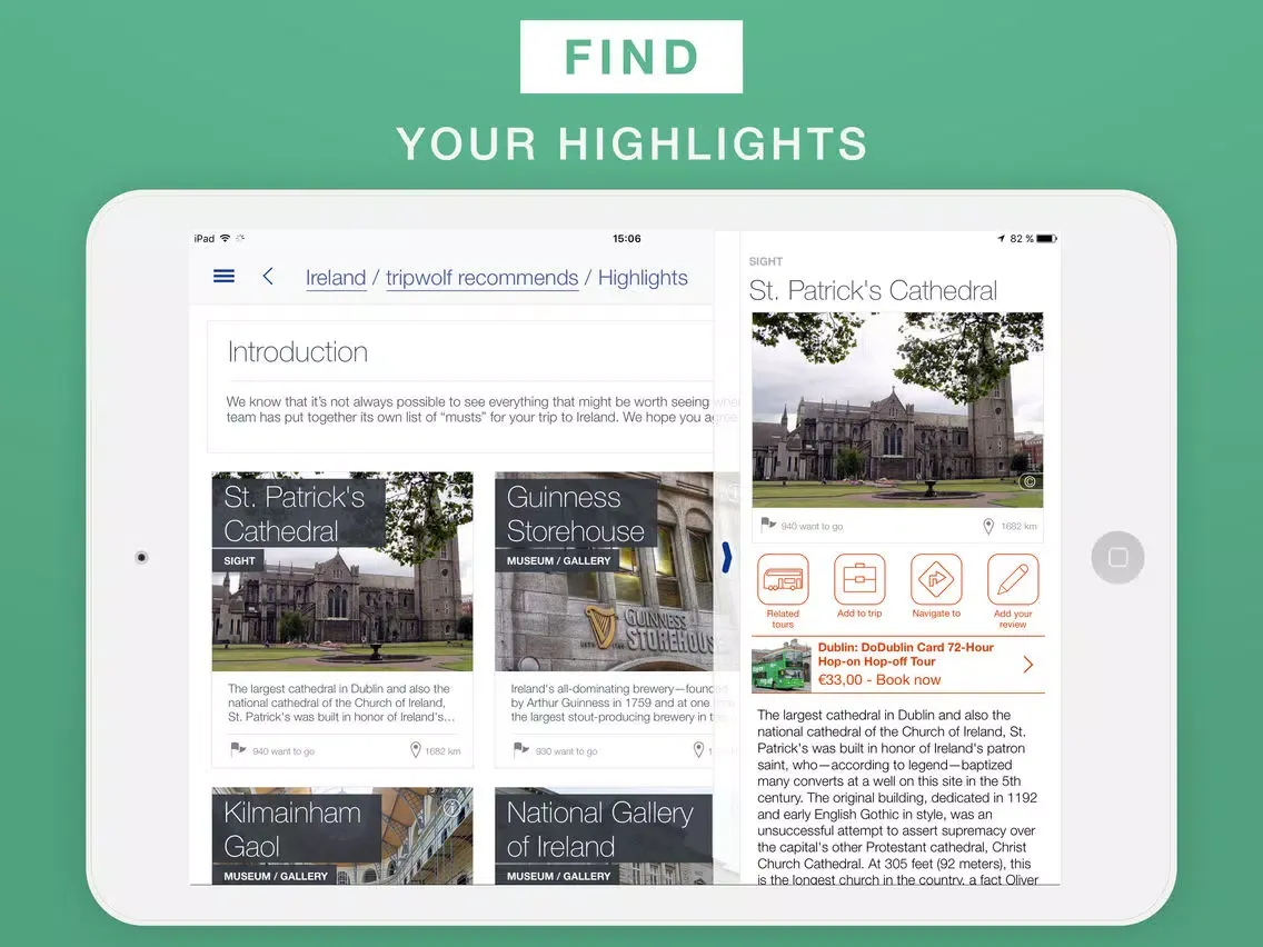صور Ireland - Travel Guide & Offline Map iPad 