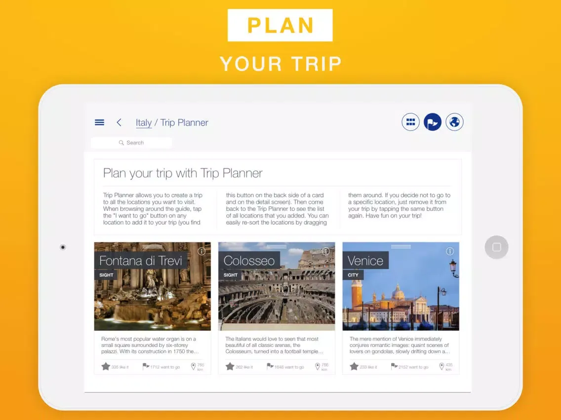 Скриншоты Italy - Travel Guide & Offline Map iPad 