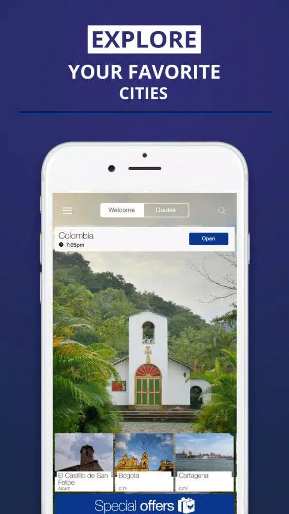 Colombia - Travel Guide & Offline Maps स्क्रीनशॉट