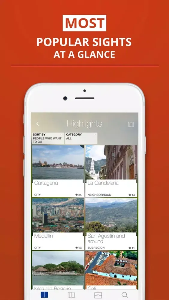 Colombia - Travel Guide & Offline Maps स्क्रीनशॉट