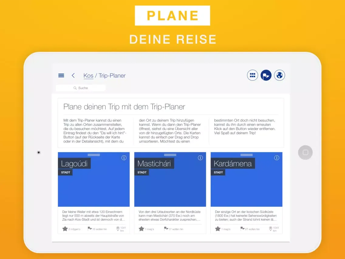 Kos Reiseführer & Offline-Karte iPad 应用截图