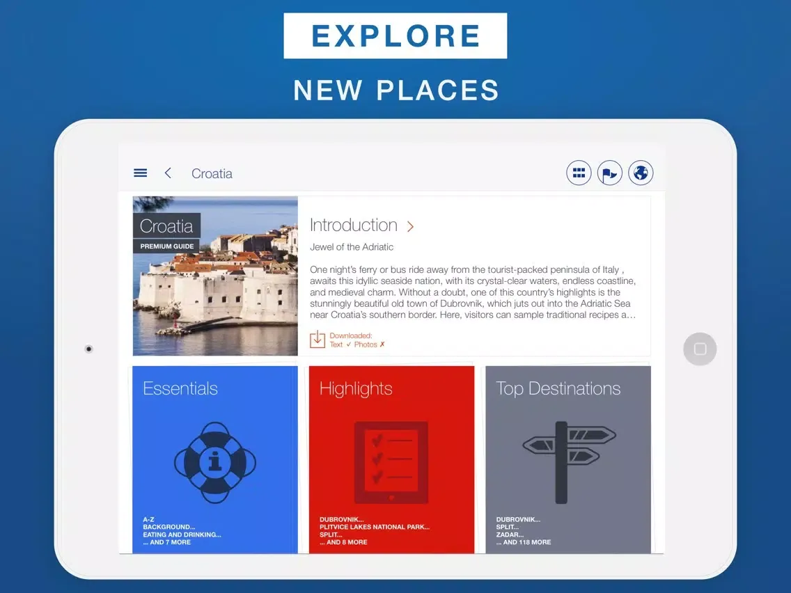 صور Croatia - Travel Guide & Offline Map iPad 