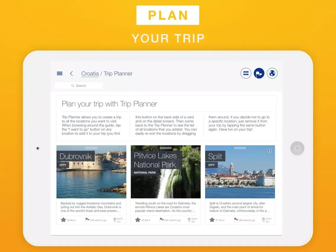 صور Croatia - Travel Guide & Offline Map iPad 