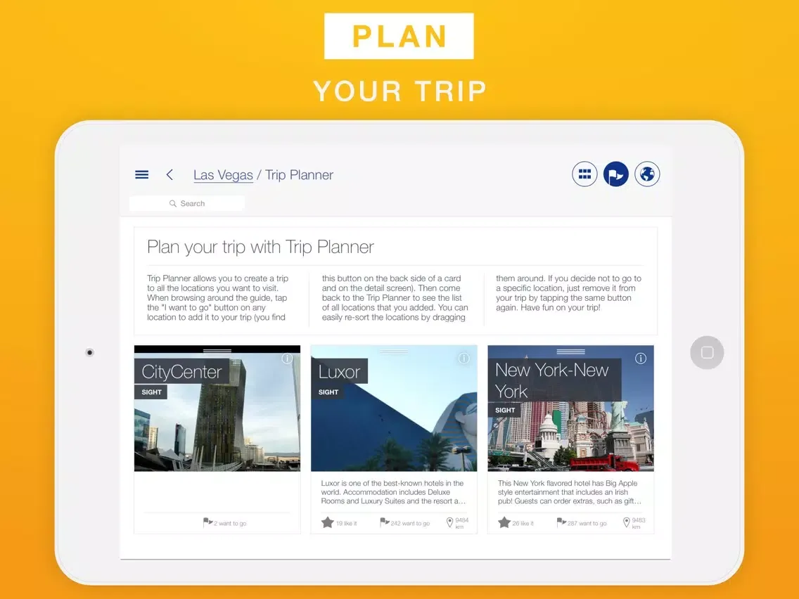 Capturas de tela do Las Vegas - Travel Guide & Offline Map iPad 