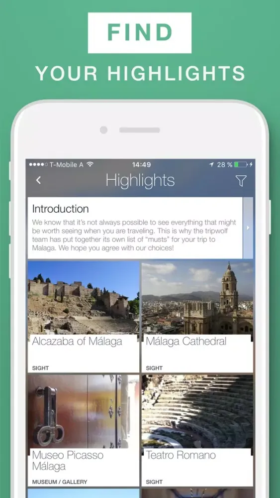 Malaga - Travel Guide & Offline Map স্ক্রিনশট