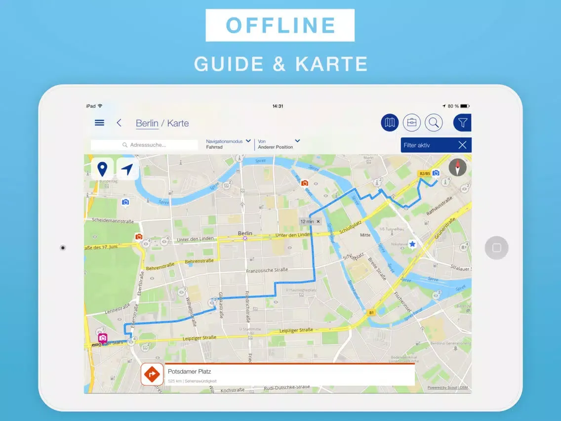 Malta Reiseführer & Offline-Karte iPad 应用截图