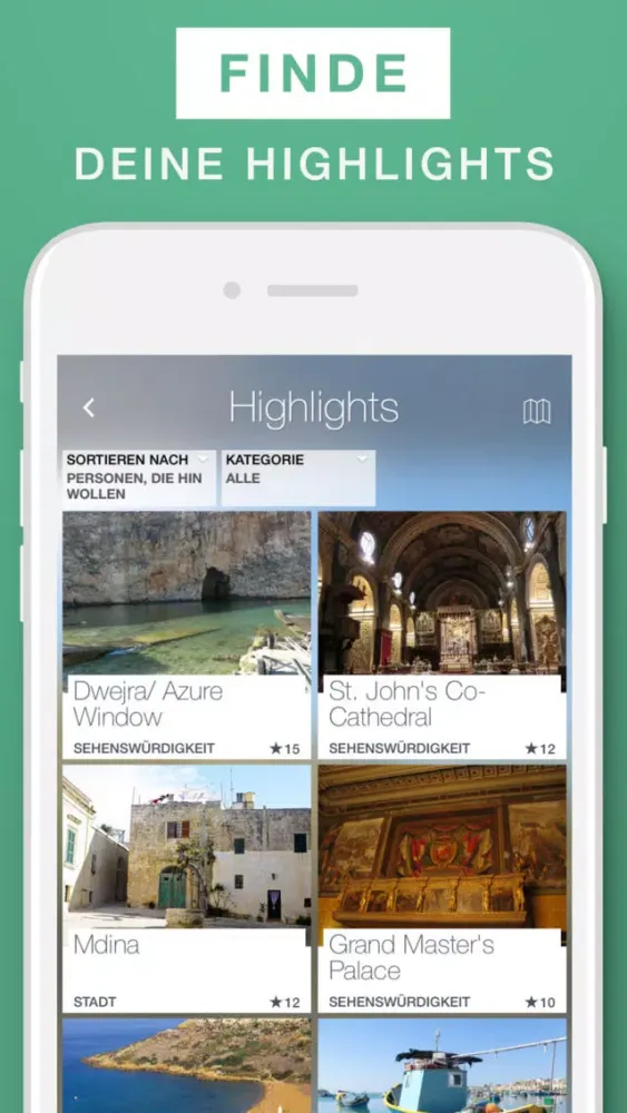 Malta Reiseführer & Offline-Karte应用截图