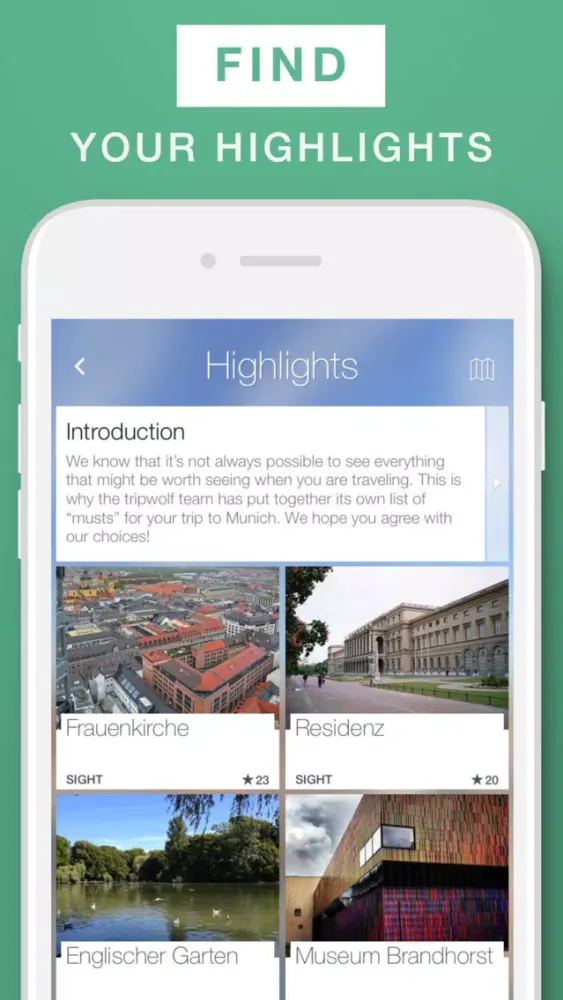 Tangkapan skrin Munich - Travel Guide & Offline Map