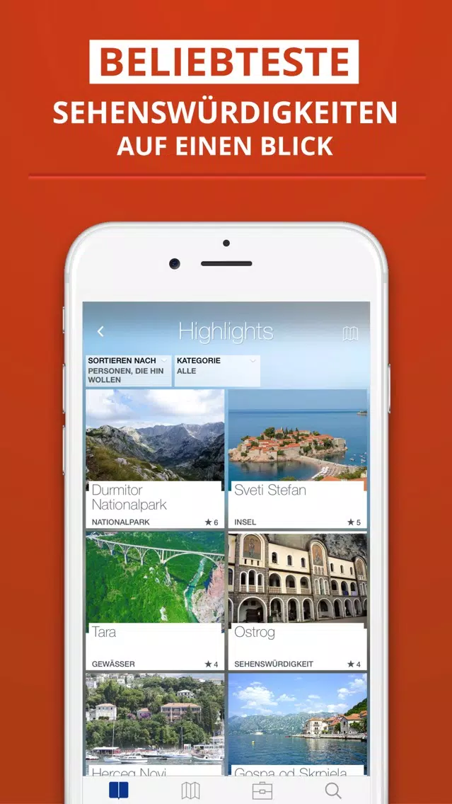 Montenegro - Reiseführer & Offline Karte স্ক্রিনশট