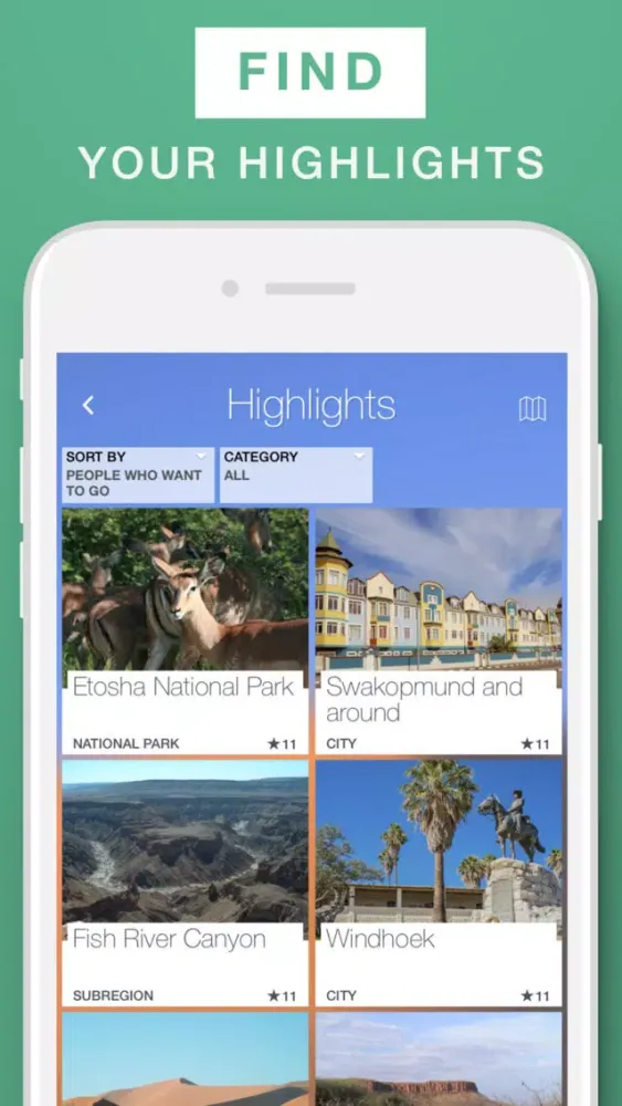 Namibia - Travel Guide & Offline Map應用截圖