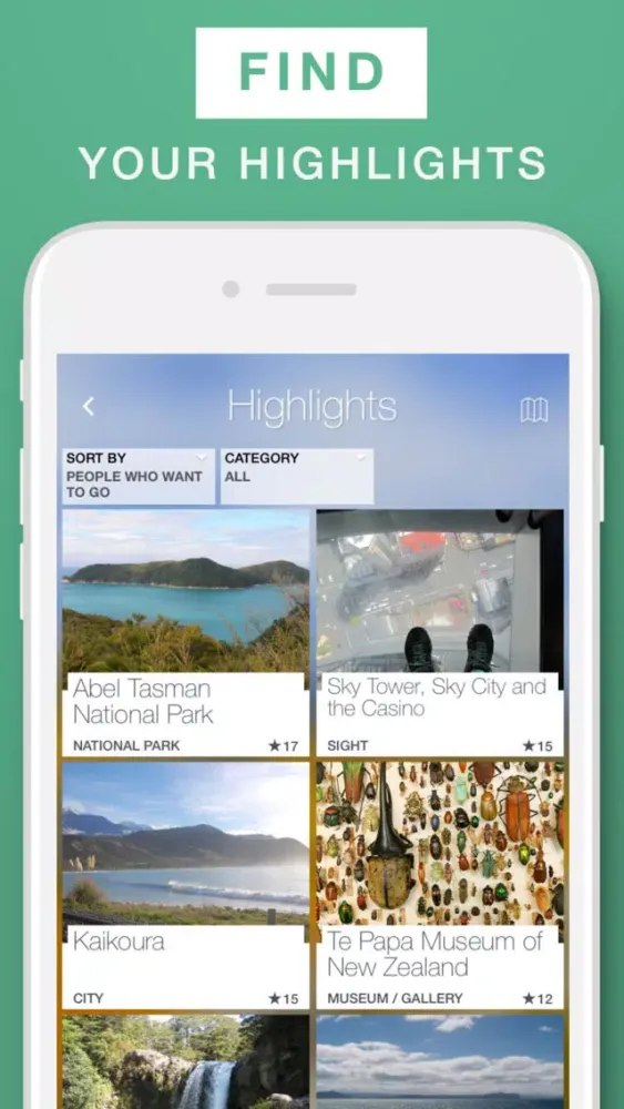 New Zealand - Travel Guide & Offline Map应用截图