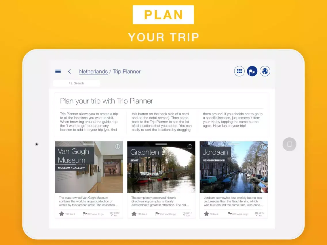 The Netherlands - Travel Guide & Offline Map iPad  स्क्रीनशॉट