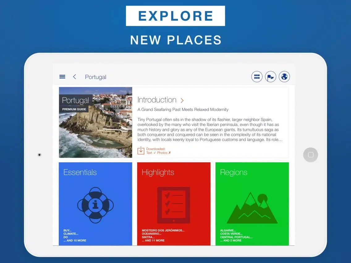 Скриншоты Portugal - Travel Guide & Offline Map iPad 