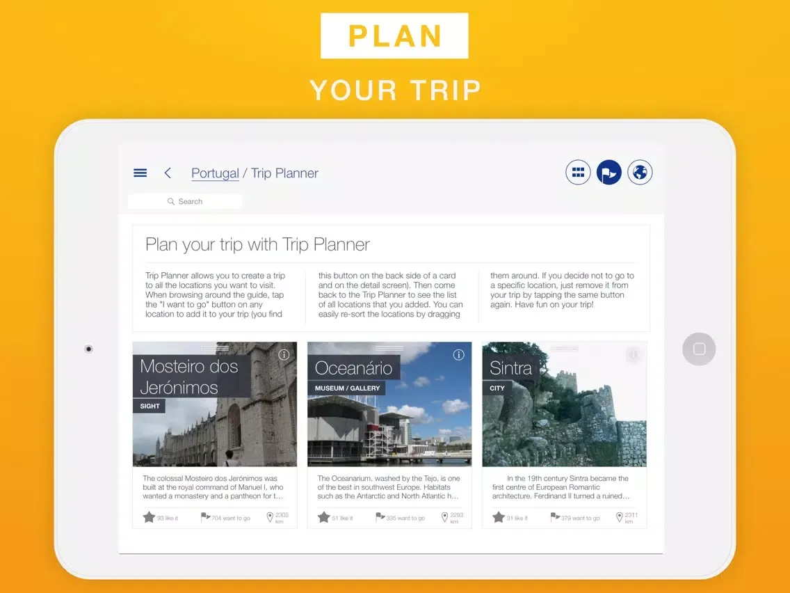 Скриншоты Portugal - Travel Guide & Offline Map iPad 