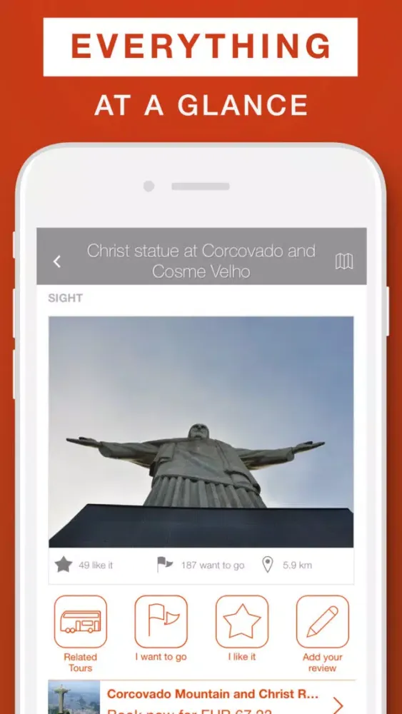 Rio de Janeiro - Travel Guide & Offline Map स्क्रीनशॉट