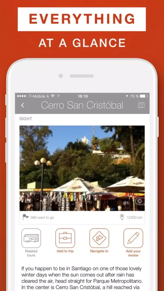 Скриншоты Santiago - Travel Guide & Offline Map