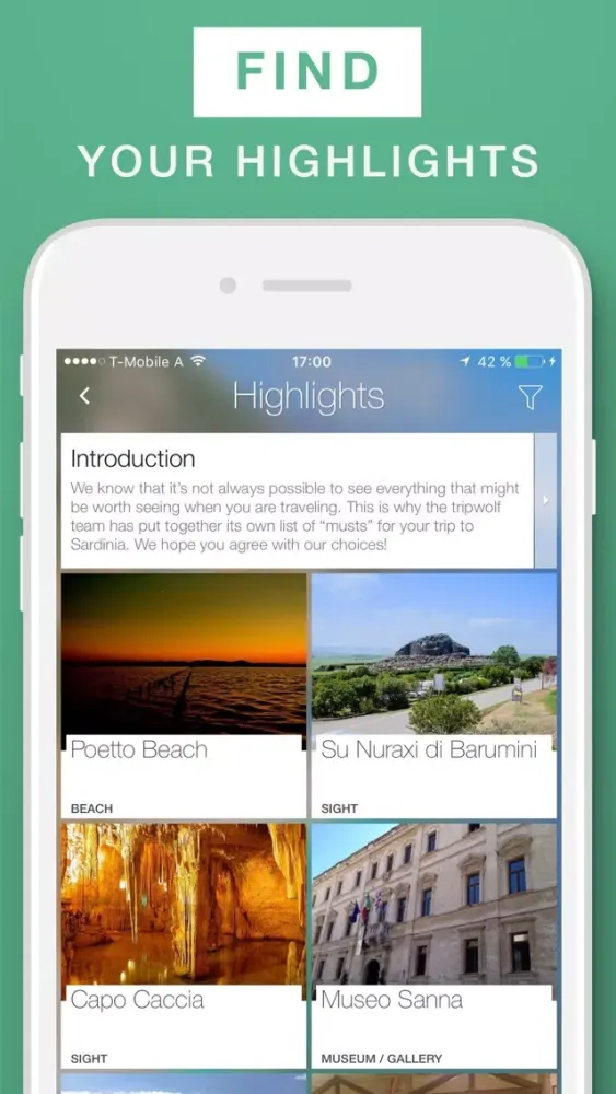 Screenshot di Sardinia - Travel Guide & Offline Map