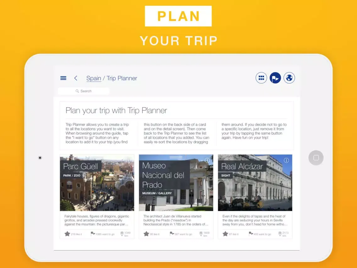 Tangkapan layar Spain - Travel Guide & Offline Map iPad 