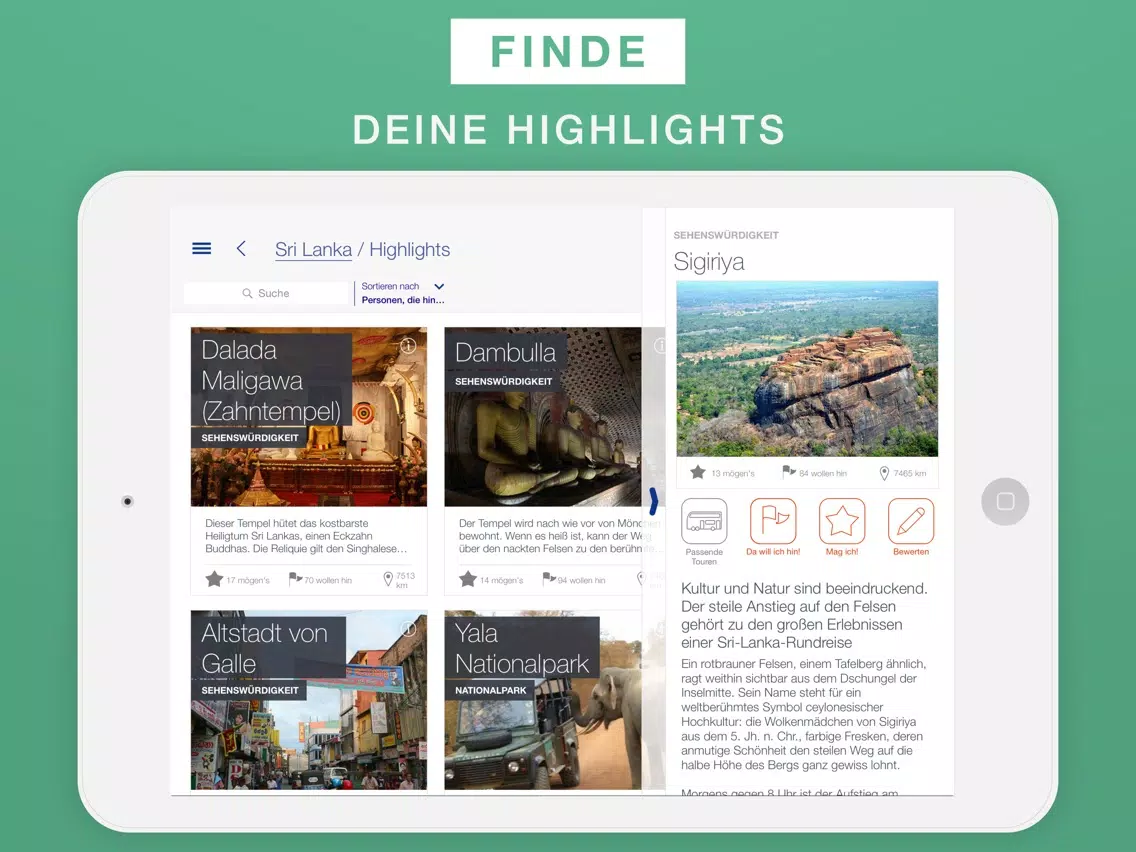 Captures d'écran de Sri Lanka Reiseführer & Offline-Karte iPad 