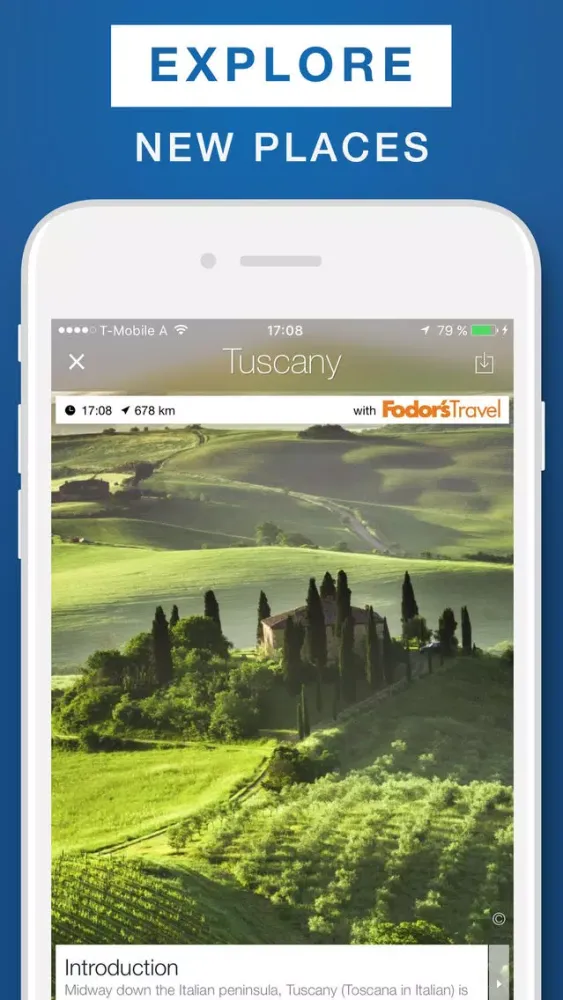 Zrzuty ekranu Tuscany - Travel Guide & Offline Map