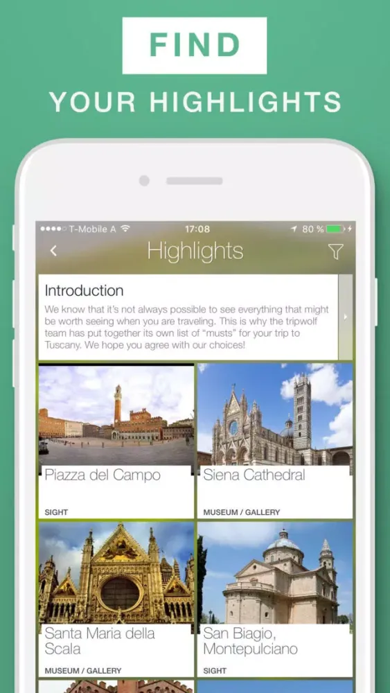 Zrzuty ekranu Tuscany - Travel Guide & Offline Map
