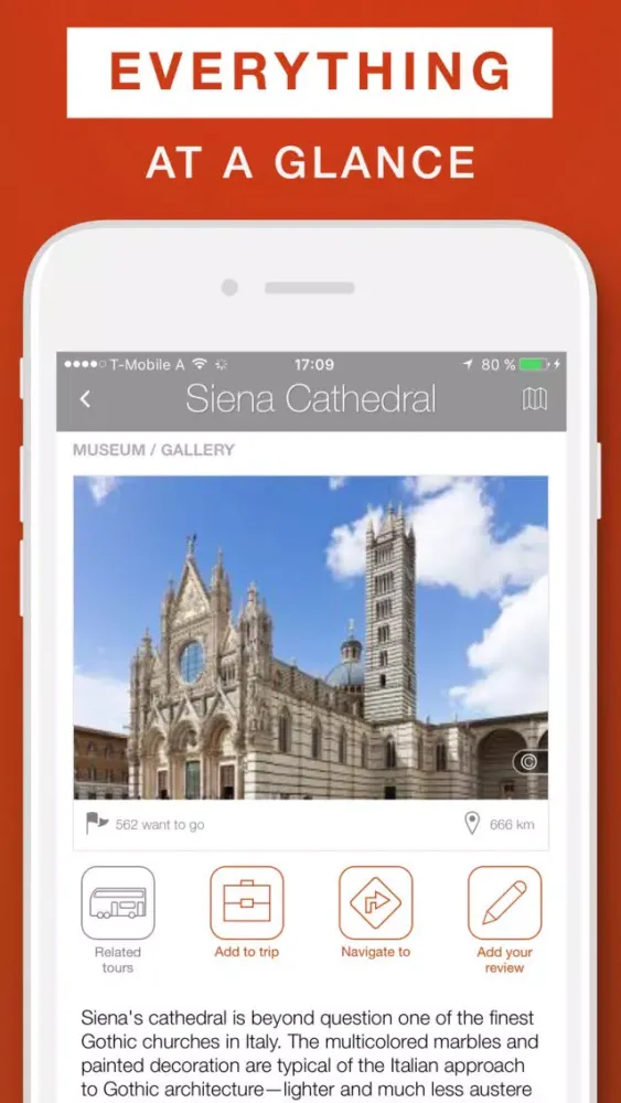 Zrzuty ekranu Tuscany - Travel Guide & Offline Map