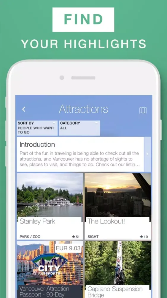 Vancouver - Travel Guide & Offline Map Screenshots