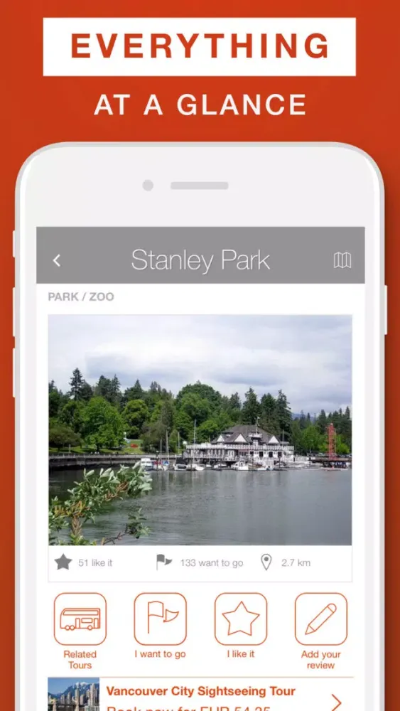 Vancouver - Travel Guide & Offline Map Screenshots