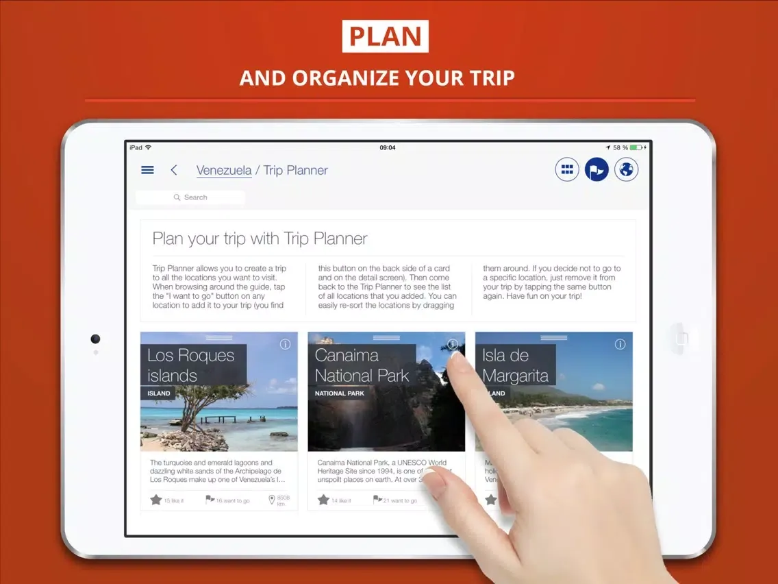 Venezuela - Travel Guide & Offline Maps iPad  Screenshots