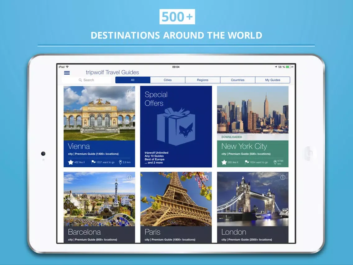 Venezuela - Travel Guide & Offline Maps iPad  Screenshots