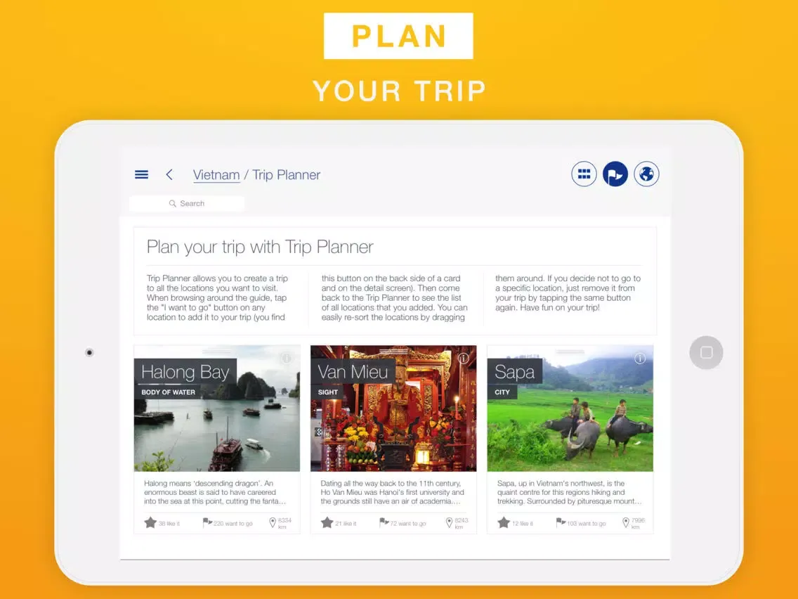 Captures d'écran de Vietnam - Travel Guide & Offline Map iPad 
