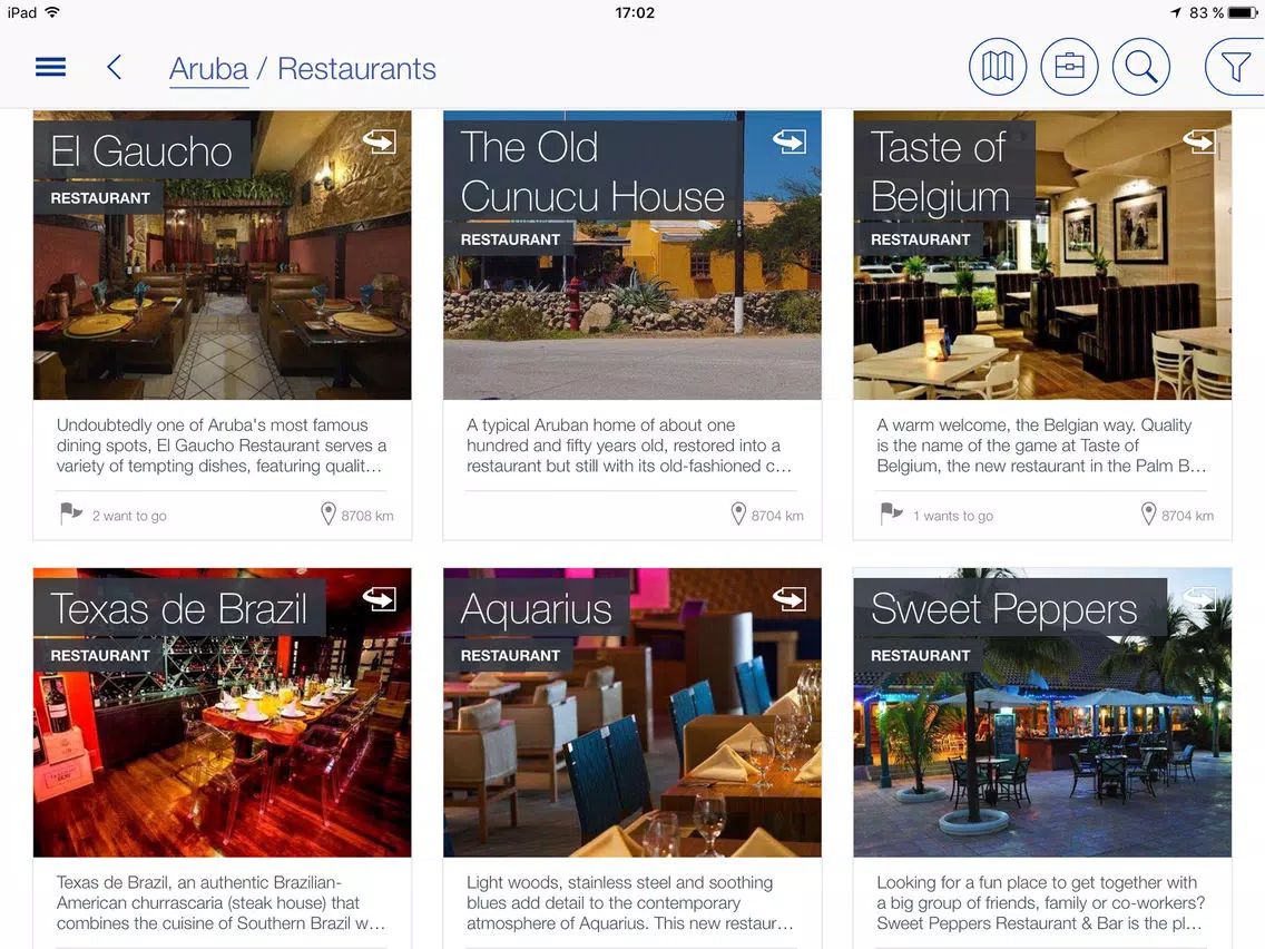 Visit Aruba Guide iPad  スクリーンショット