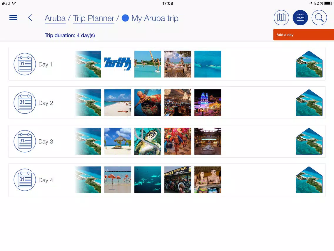 Visit Aruba Guide iPad  スクリーンショット