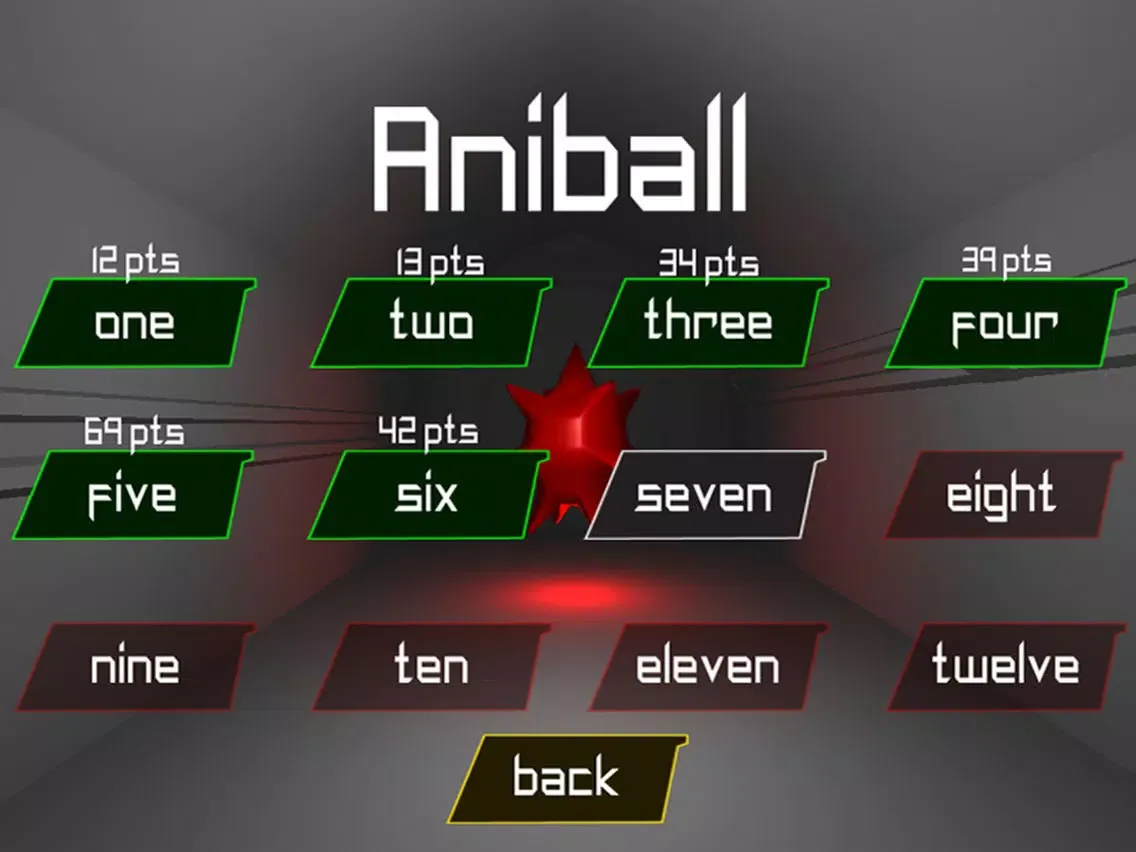 Capturas de tela do AniBall iPad 