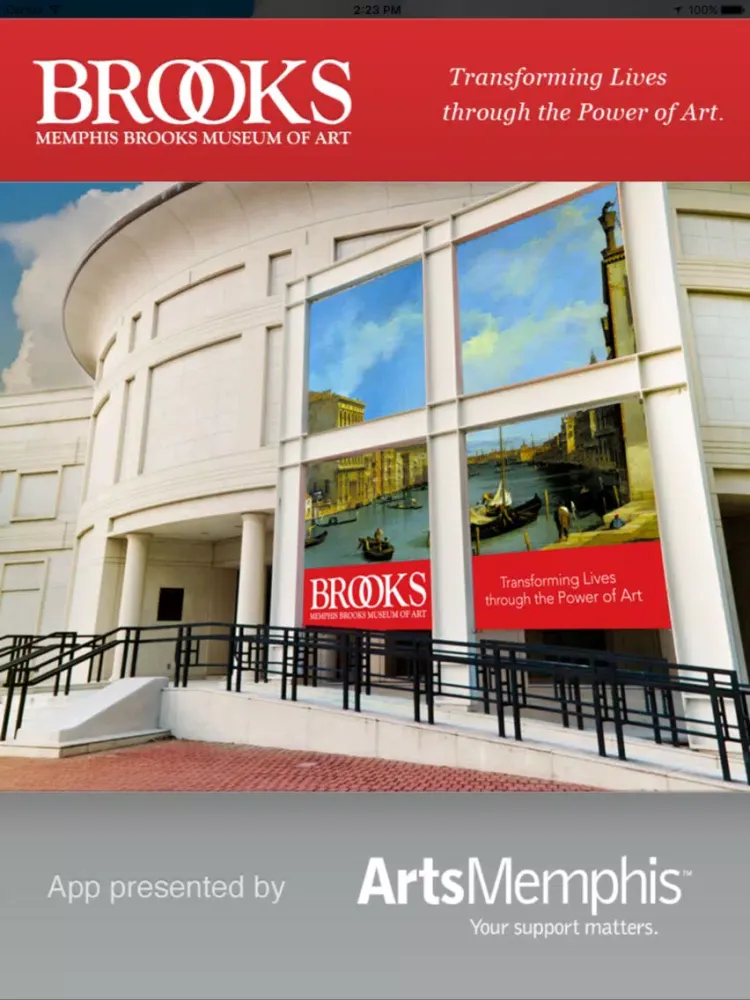 Memphis Brooks Museum of Art Mobile Application iPad  Screenshots