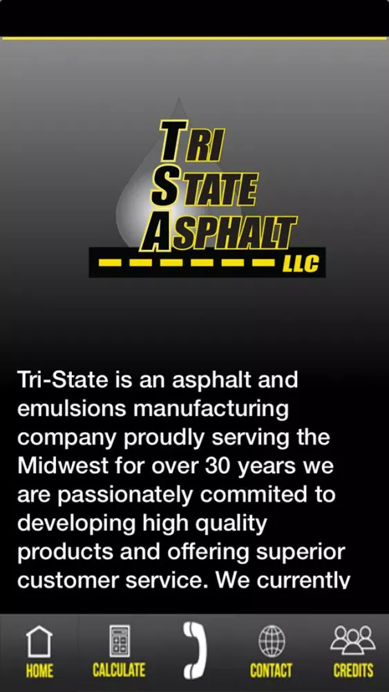 Tri-State Asphalt App Ekran Görüntüleri