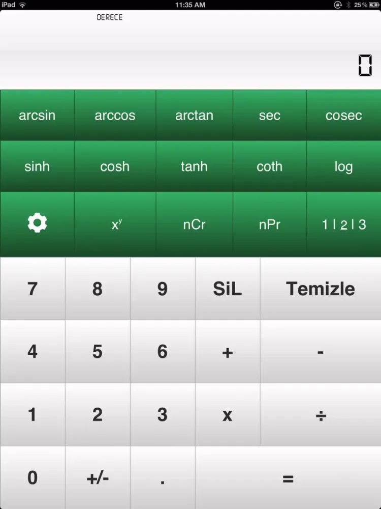 Hesap Makinesi iPad  Screenshots