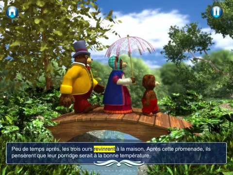 Capturas de pantalla de Goldilocks and the three bears - Book & Games (Lite) iPad 