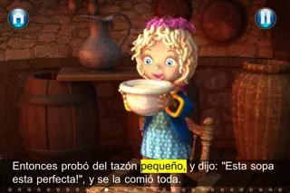 Capturas de pantalla de Goldilocks and the three bears - Book & Games (Lite)