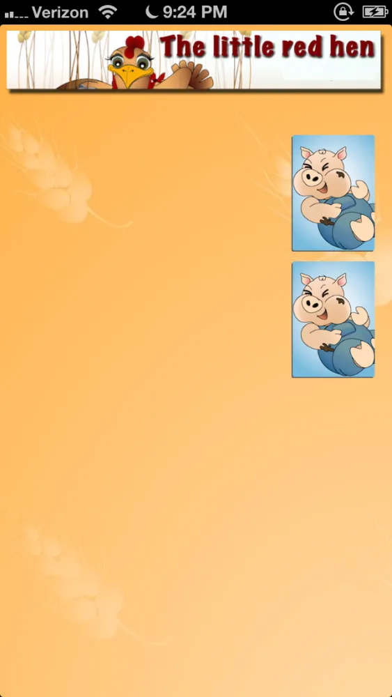 The Little Red Hen : Cards Match Screenshots