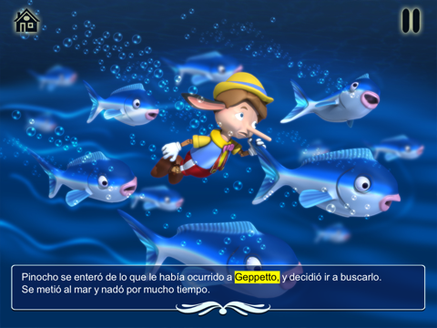 Pinocchio - Book & Games (Lite) iPad  Screenshots
