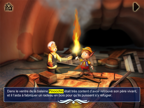 Pinocchio - Book & Games (Lite) iPad  Screenshots