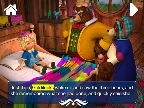 Goldilocks - Book & Games iPad  スクリーンショット